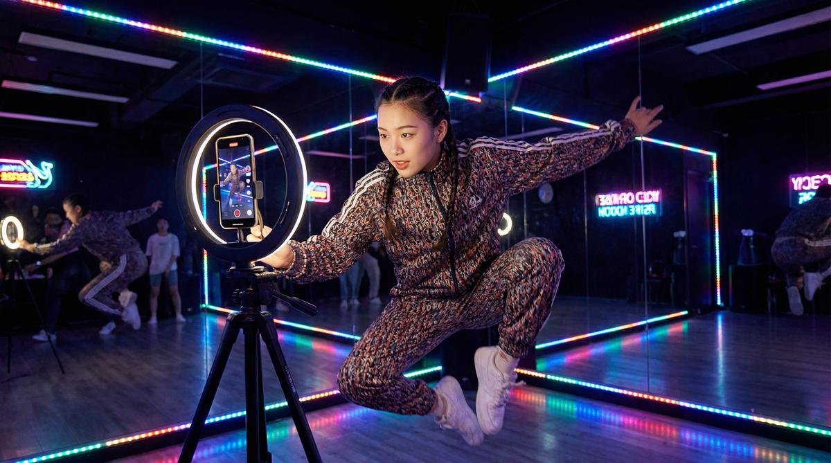 国产主播 TikTok风格短视频舞蹈挑战