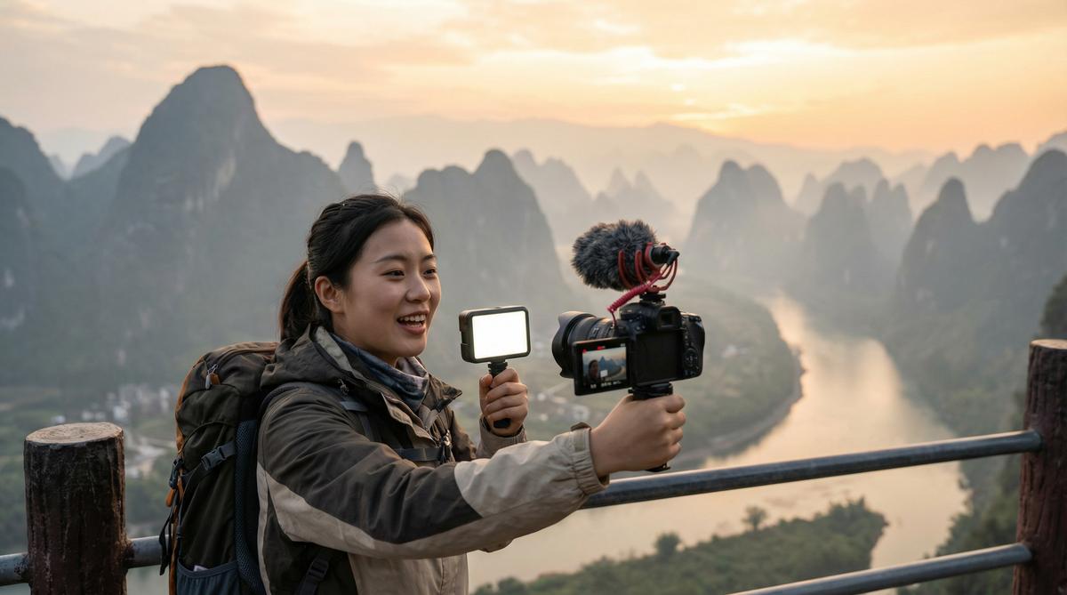 国产主播旅行视频分享